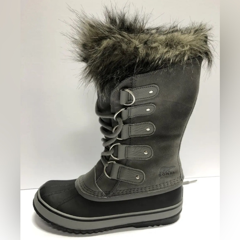Sorel Women's Joan Of Arctic Waterproof Boots Gray, Size 8 M